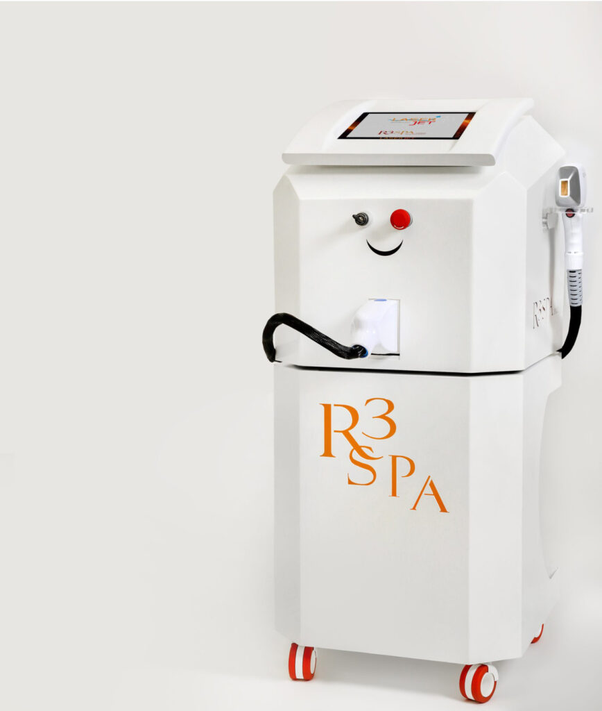 Scocca in poliuretano per apparecchiatura laser