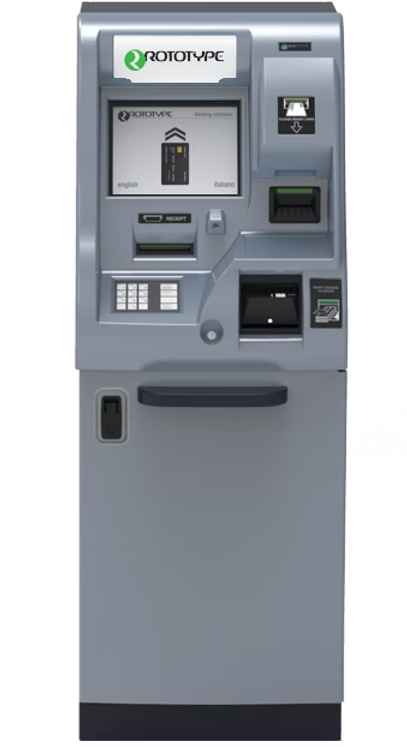 Scocca in poliuretano per totem self-service